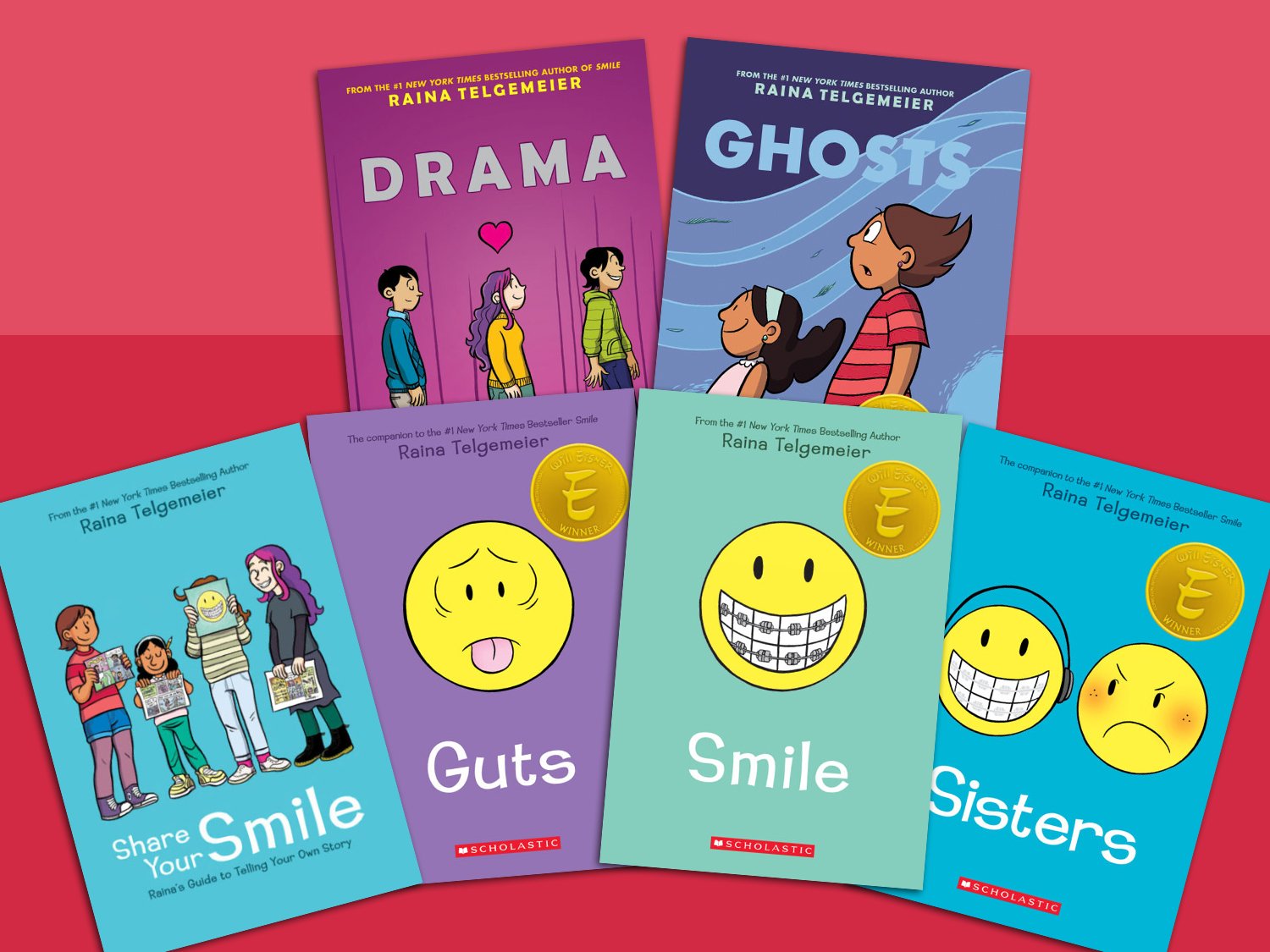 Guts, Smile & More! Incredible Raina Telgemeier Books