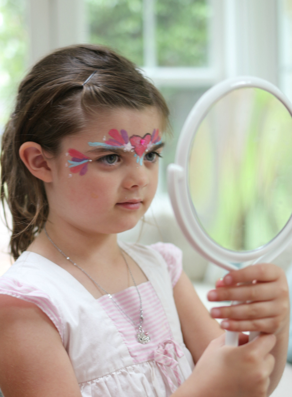 Try It at Home Glitter Face Painting