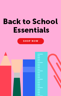 Back to School Essentials. Shop now.