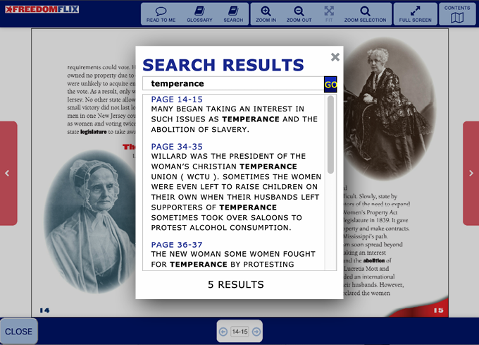 screenshot showing search results for the term 