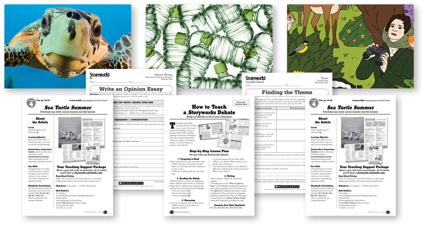 Click to access these free Scholastic Storyworks stories about Earth Day.