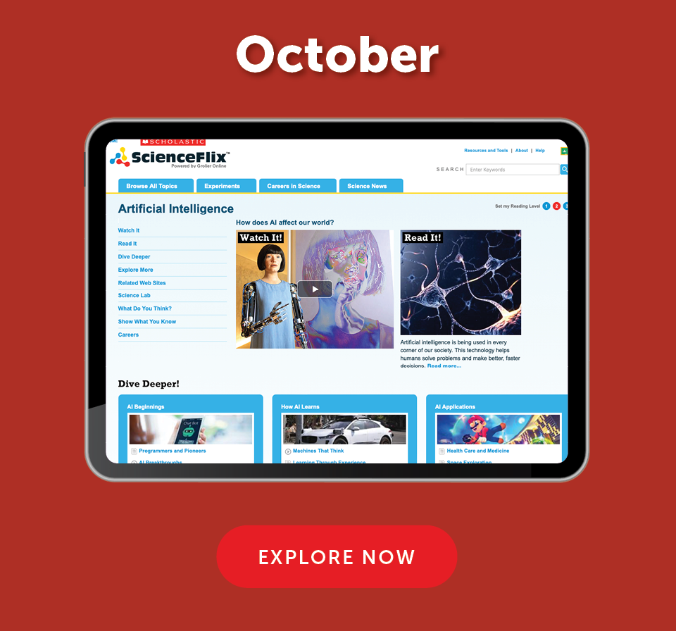 October Pick. AI. Explore Now