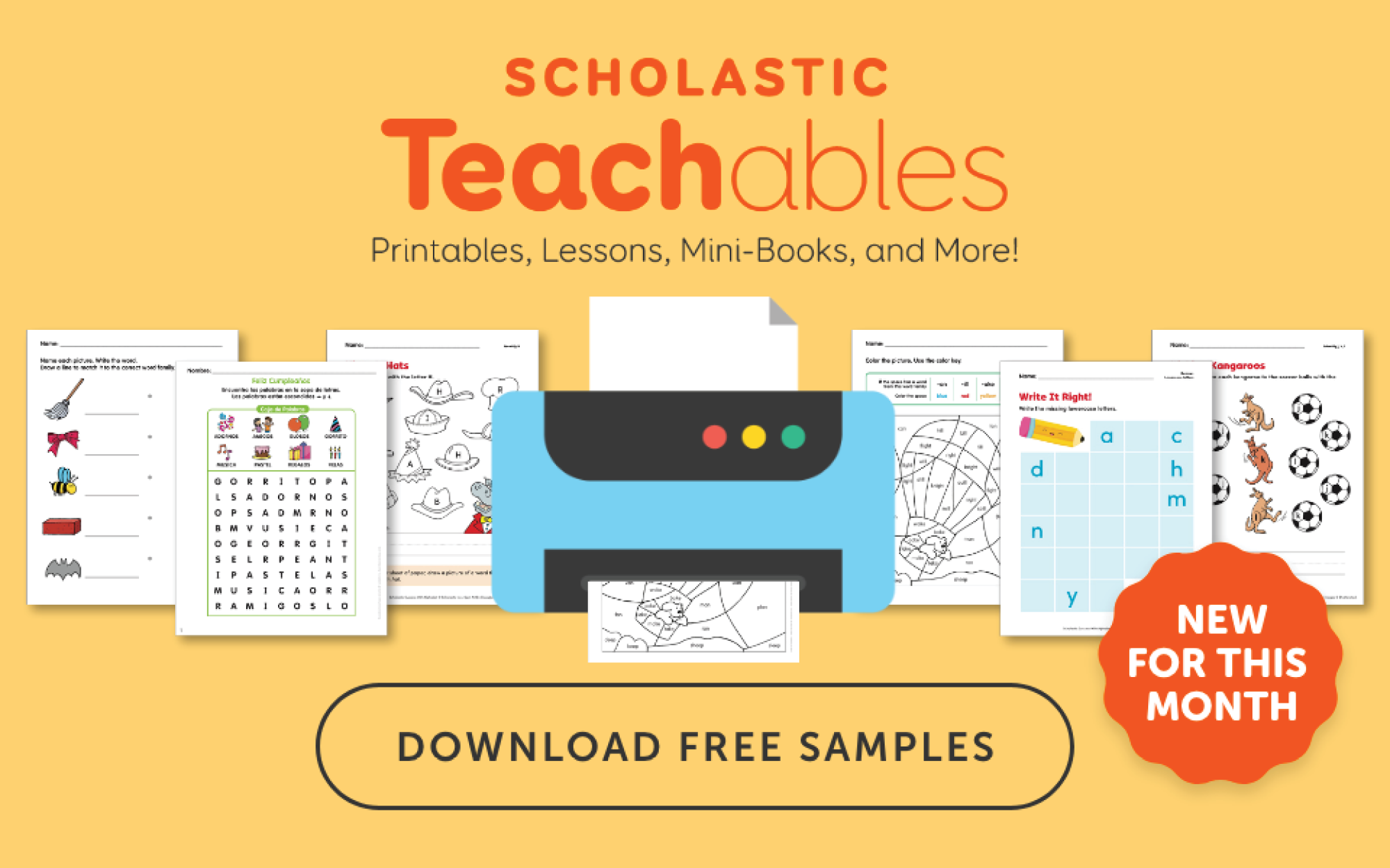 Scholastic Teachables. Download Free Samples