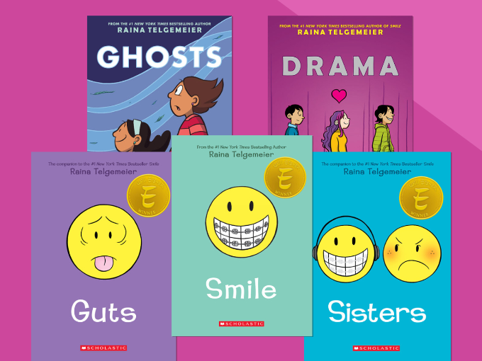 Guts, Smile & More! Incredible Raina Telgemeier Books Scholastic