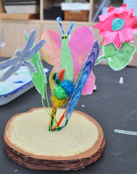 Design a Paper Butterfly Garden
