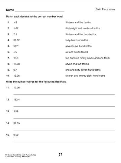 place value worksheet worksheets printables scholastic parents