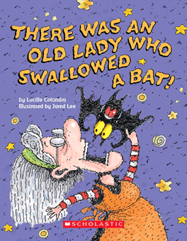 There Was an Old Lady Who Swallowed a Bat! Board Book by ...