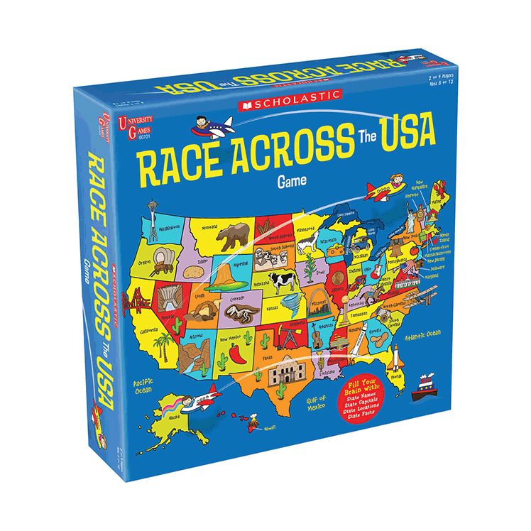 Scholastic Race Across the USA Game Scholastic Race Across the USA Game