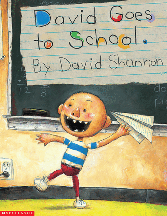  David  Goes to School by David  Shannon Paperback Book 