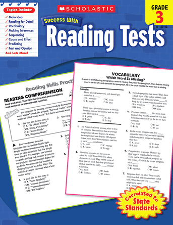 Scholastic Success With Reading Tests: Grade 3 Scholastic Success With Reading Tests: Grade 3