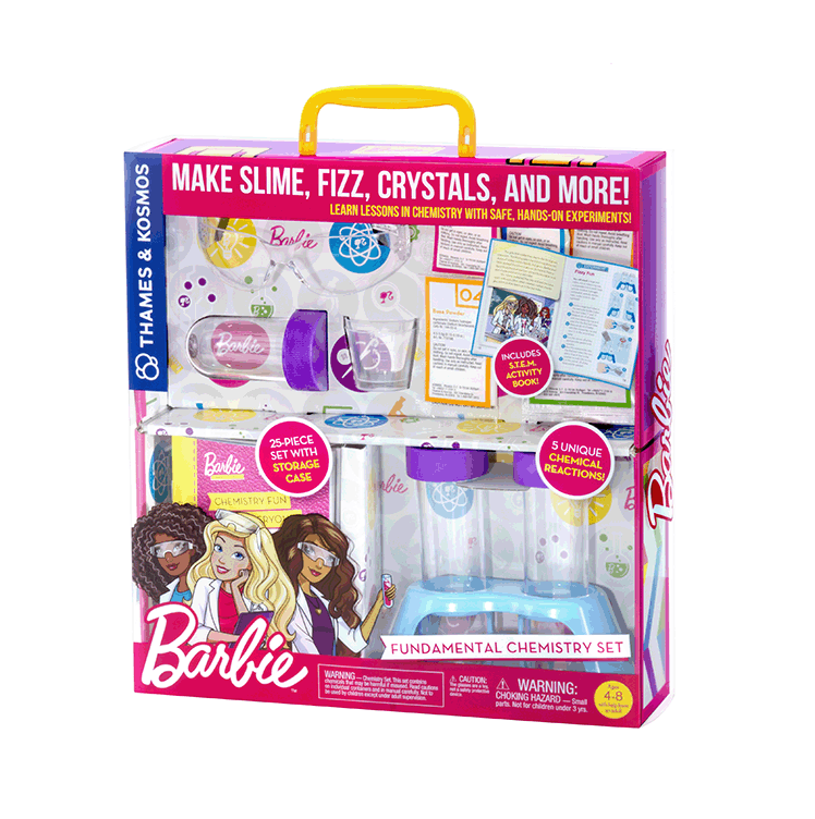 barbie science lab playset