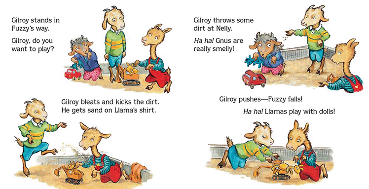 Llama, Llama and the Bully Goat by Anna Dewdney - Picture Book - The ...