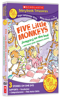 Scholastic Storybook Treasures: Five Little Monkeys Jumping On the Bed ...