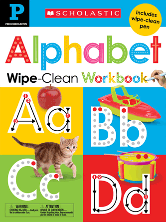 Scholastic Early Learners: Wipe Clean Workbooks - Pre-K: Alphabet by ...