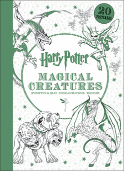 Harry Potter Magical Creatures Postcard Coloring Book