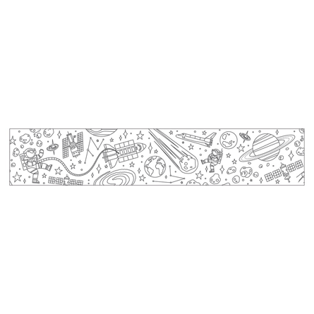 Mini Coloring Rolls: Outer Space by - Puzzles - The Parent Store