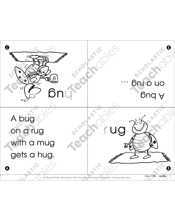 Word Family MiniBook ug MiniBook by