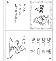 Word Family Mini-Book: -ug Mini-Book by