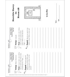 Horrible Harry In Room 2b Level L Reading Response Trifold By