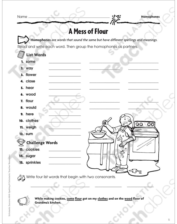 homophones grade 4 differentiation pack by