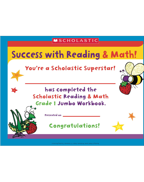 Reading & Math Jumbo Workbook Grade 1 by Virginia Dooley