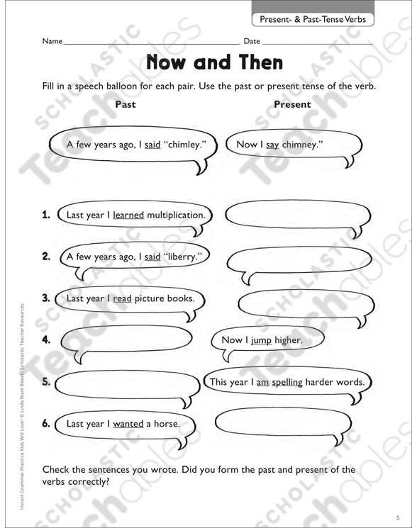 verb-tenses-grade-5-differentiation-pack-by