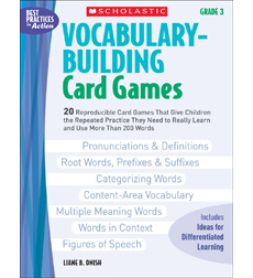 Vocabulary-Building Card Games: Grade 3 Vocabulary-Building Card Games: Grade 3