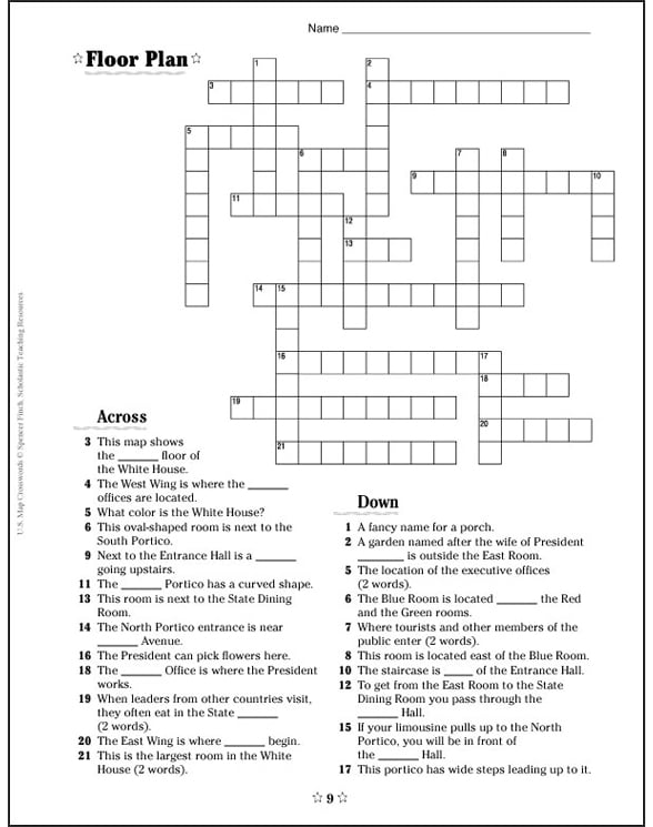U S Map Crosswords by Spencer Finch