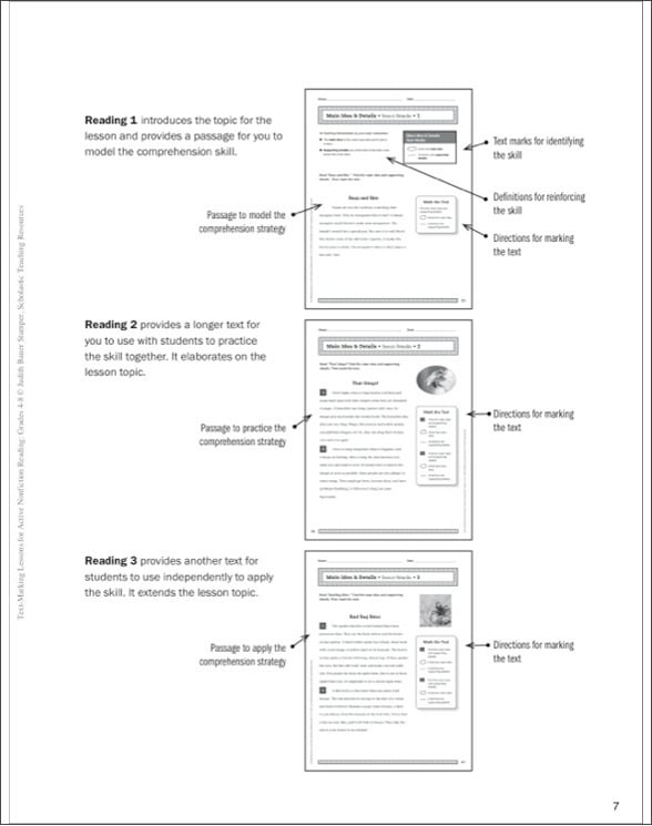 Text-Marking Lessons for Active Nonfiction Reading: Grades 4-8 by ...