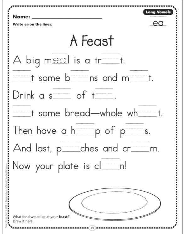 Phonics Poetry Pages by Kama Einhorn