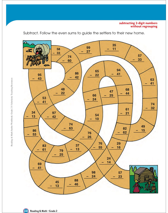 Reading & Math Jumbo Workbook: Grade 2 by John N. Mangieri;Cathy ...