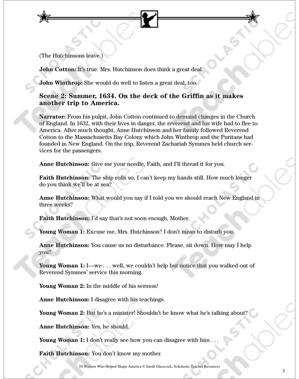 Anne hutchinson essay