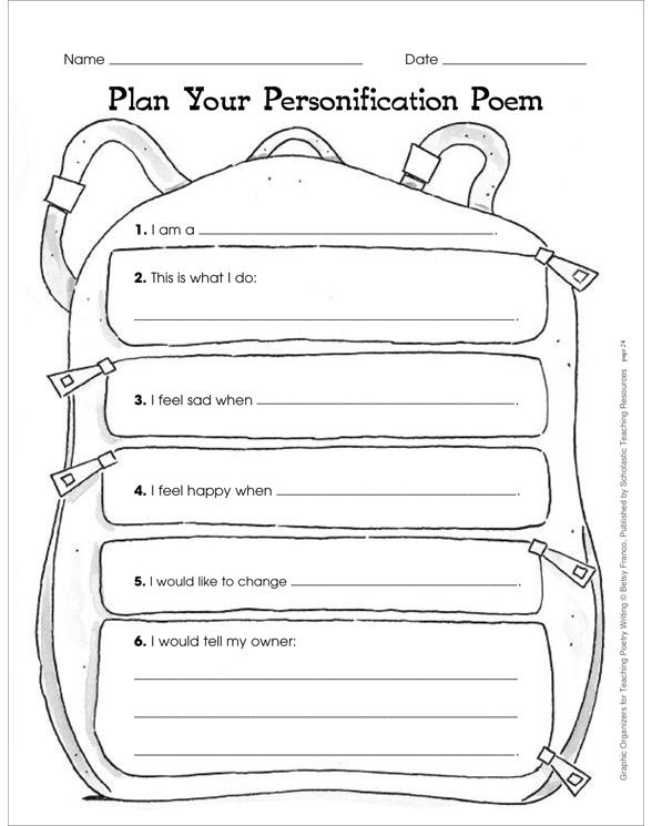 Poem Graphic Organizer
