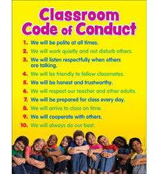 Classroom Code of Conduct Chart Classroom Code of Conduct Chart