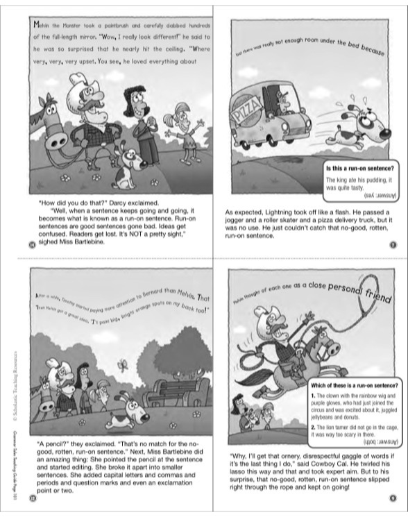 The No-Good, Rotten, Run-on Sentence (Sentence Structure): Grammar ...