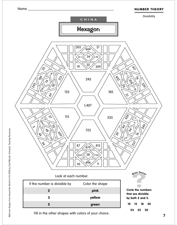 Math Line Designs From Around the World Grades 4–6 by Cindi Mitchell
