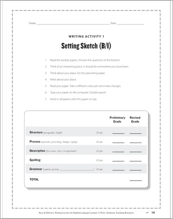 Easy & Effective Writing Lessons for English Language Learners by