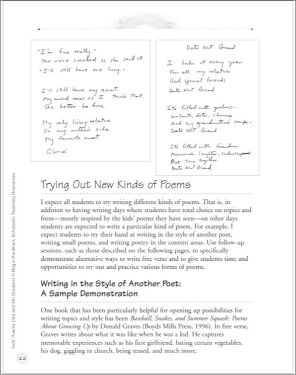 Kids' Poems: Grades 3 &amp; 4 by Regie Routman