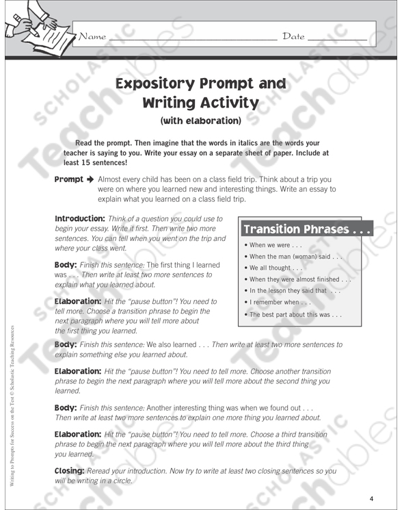 Topic English Essay See Inside Image Example Of A College Essay Paper also Examples Of Good Essays In English Enhancing Expository Essays Writing To Prompts For Success On The Essay About Paper