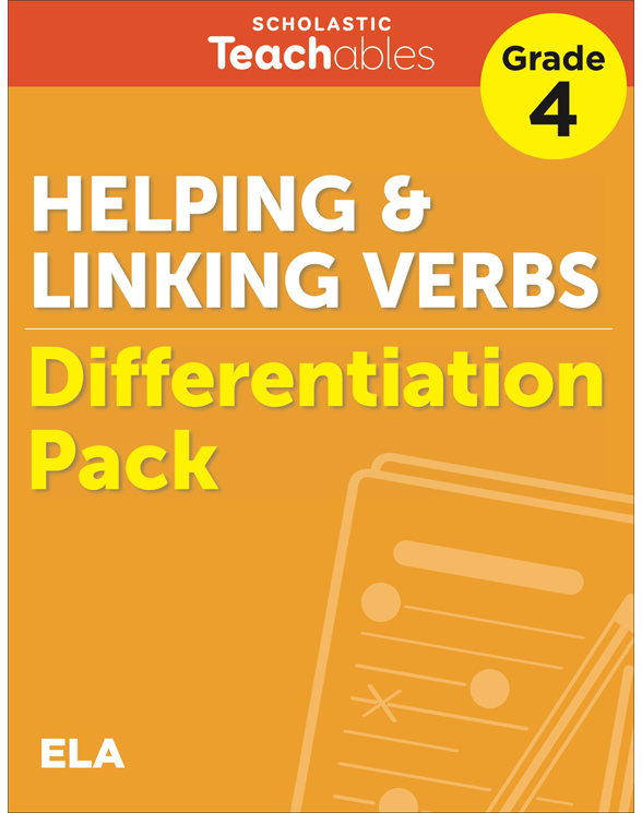 helping-linking-verbs-grade-4-differentiation-pack-by