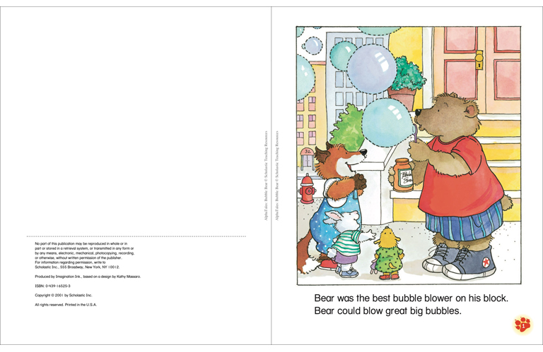 AlphaTales B Bubble Bear By Maxwell Higgins