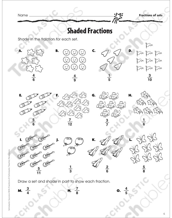 Fraction Basics Grade 5 Differentiation Pack by