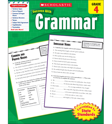 Scholastic Success With Grammar: Grade 4
