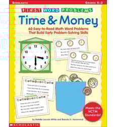 First Word Problems: Time & Money First Word Problems: Time & Money