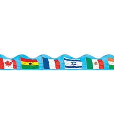 Flags Scalloped Trimmer Flags Scalloped Trimmer