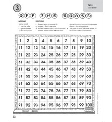 Off The Board Even Odd One Page Math Game By