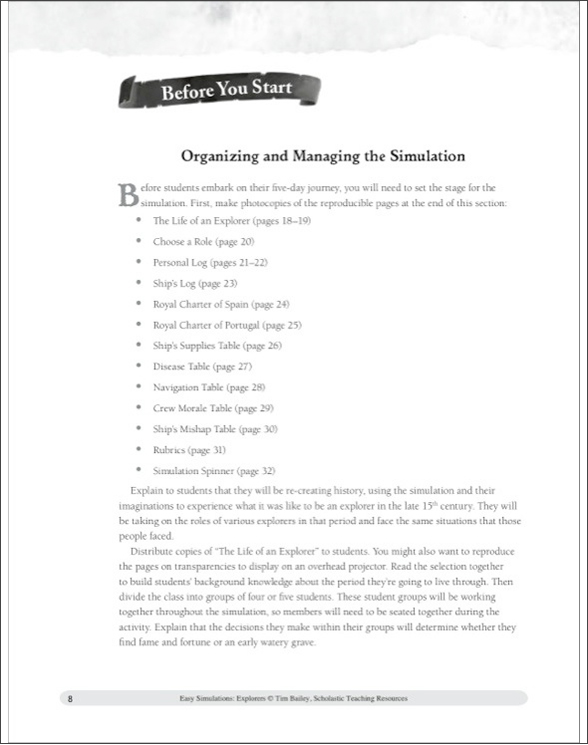 Easy Simulations: Explorers by Tim Bailey