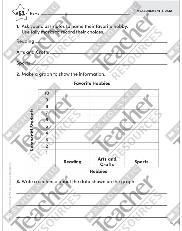 Write & Draw Math: Grade 1 by Mary Rosenberg