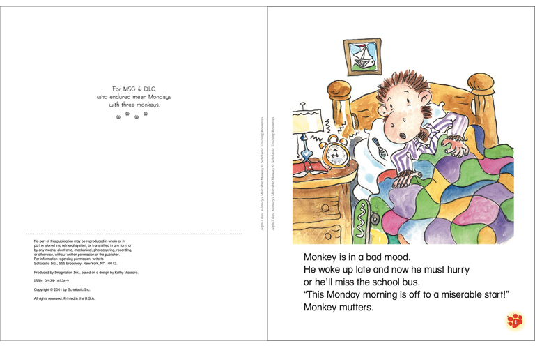 AlphaTales M Monkey s Miserable Monday by Valerie Garfield