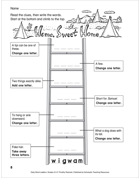 Scholastic Daily Word Ladders Grades 23 Pdf